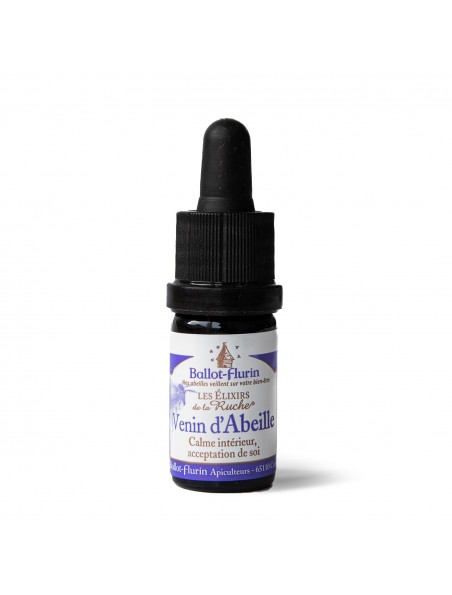 Image principale de Elixir Venin d'Abeille Bio - Calme Intérieur, Acceptation de Soi 5ml - Ballot-Flurin