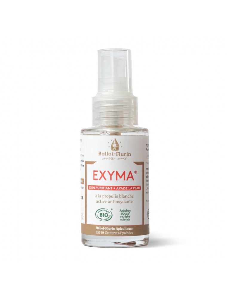 Image principale de la modale pour Exyma - Eau de soin apaisante et déodorante à la propolis 50 ml - Ballot-Flurin