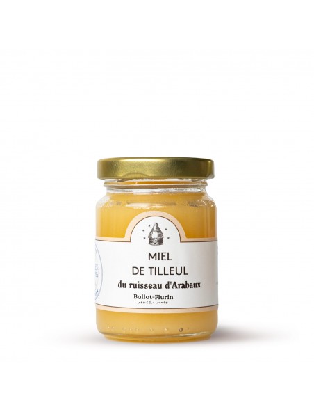 Image principale de Miel de Tilleul Bio 125g - Parfumé et fleuri, nuit paisible, digestion - Ballot-Flurin