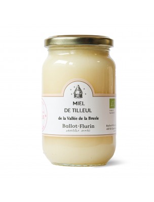 Image de Miel de Tilleul Bio 480g - Parfumé et fleuri, nuit paisible, digestion - Ballot-Flurin depuis louis-herboristerie