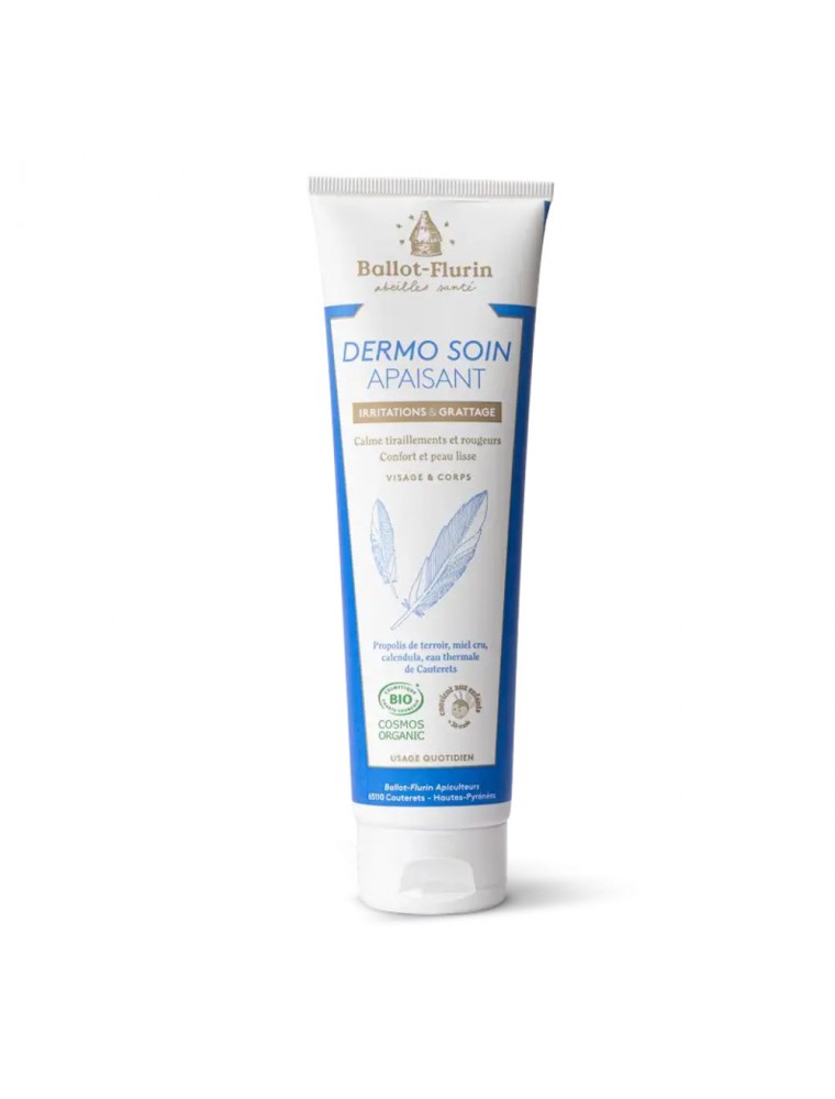 Image principale de la modale pour Dermo-Soin Apaisant Bio - Soin du Visage et du Corps 150 ml - Ballot-Flurin