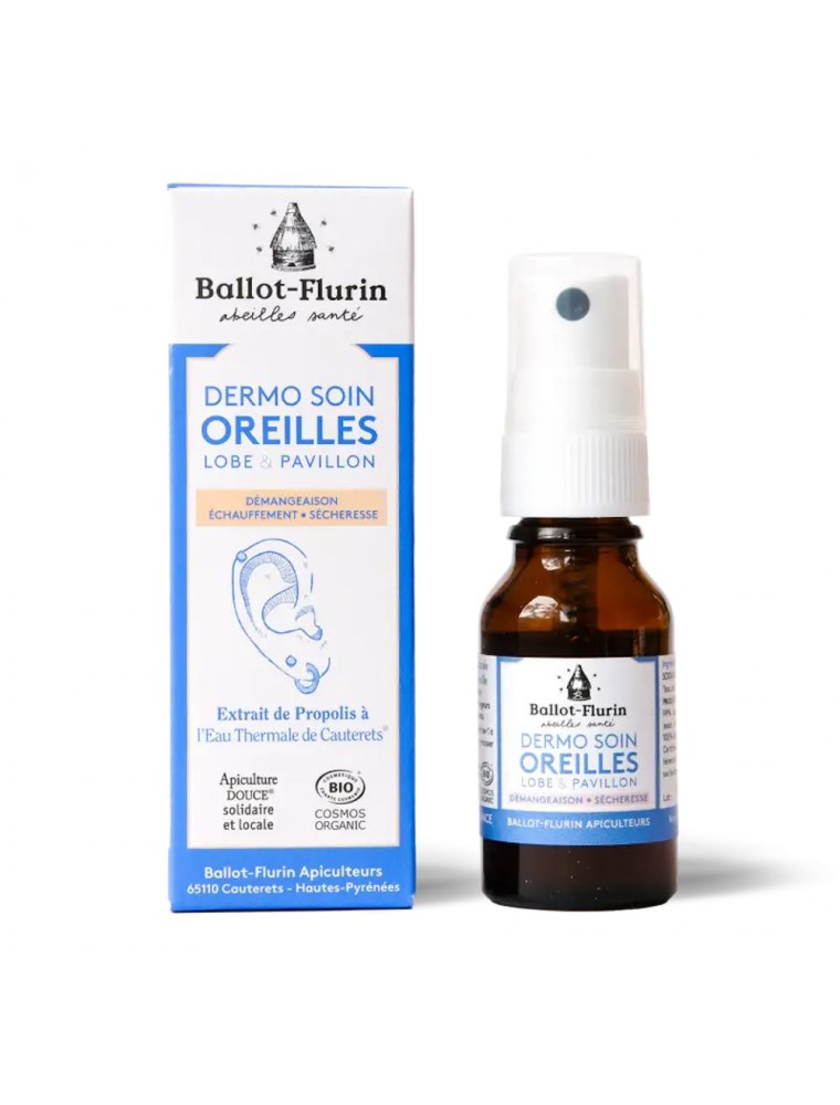 Image principale de la modale pour Dermo-Soin Oreilles Bio - Soin des Oreilles 15 ml - Ballot-Flurin