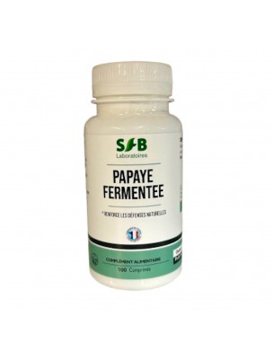 Image de Papaye fermentée - Défenses naturelles 100 comprimés - SFB Laboratoires depuis louis-herboristerie