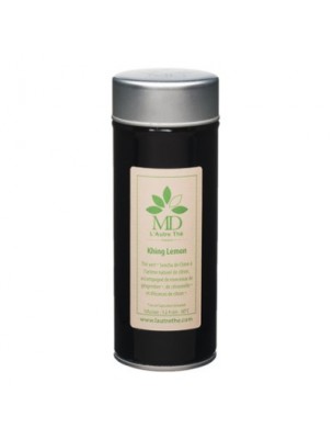 Image de Khing Lemon Bio - Thé vert citron, gingembre, citronnelle et citron boîte 100g - L'Autre thé depuis Commandez les produits L'Autre Thé à l'herboristerie Louis