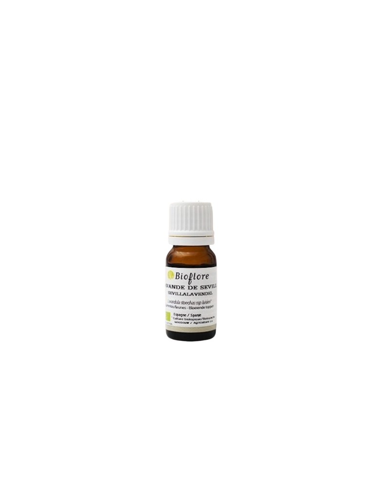 Image principale de la modale pour Lavande de Séville Bio - Huile essentielle de Lavandula stoechas L. ssp luisieri 10 ml - Bioflore