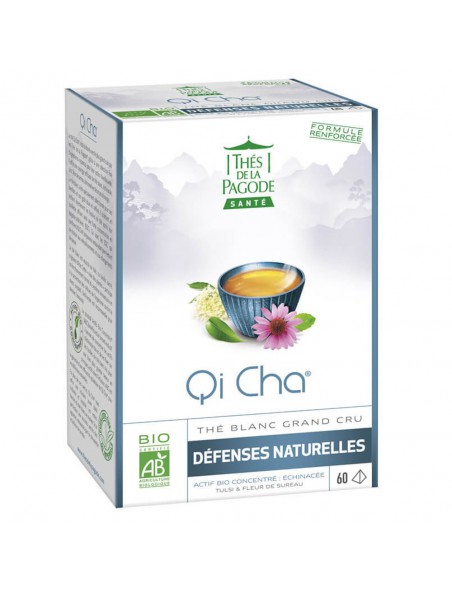 Image principale de Qi Cha Bio - Défenses Naturelles 60 Infusettes - Thés de la Pagode