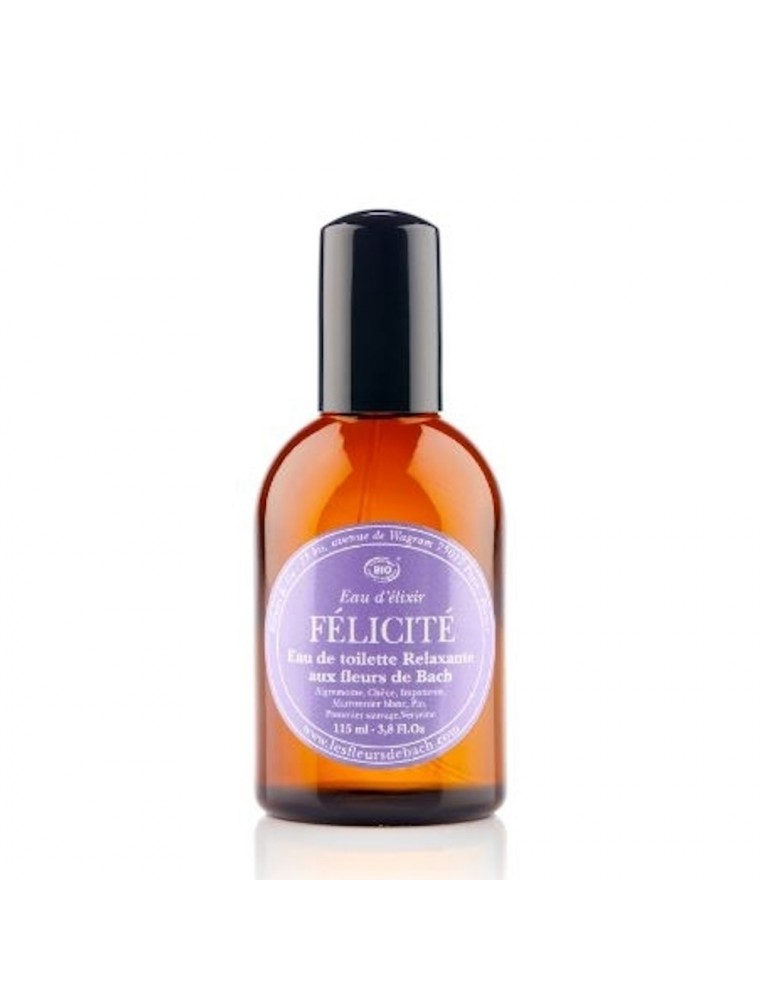 Image principale de la modale pour Félicité - Eau de toilette relaxante Bio aux Fleurs de Bach 115 ml - Elixirs and Co
