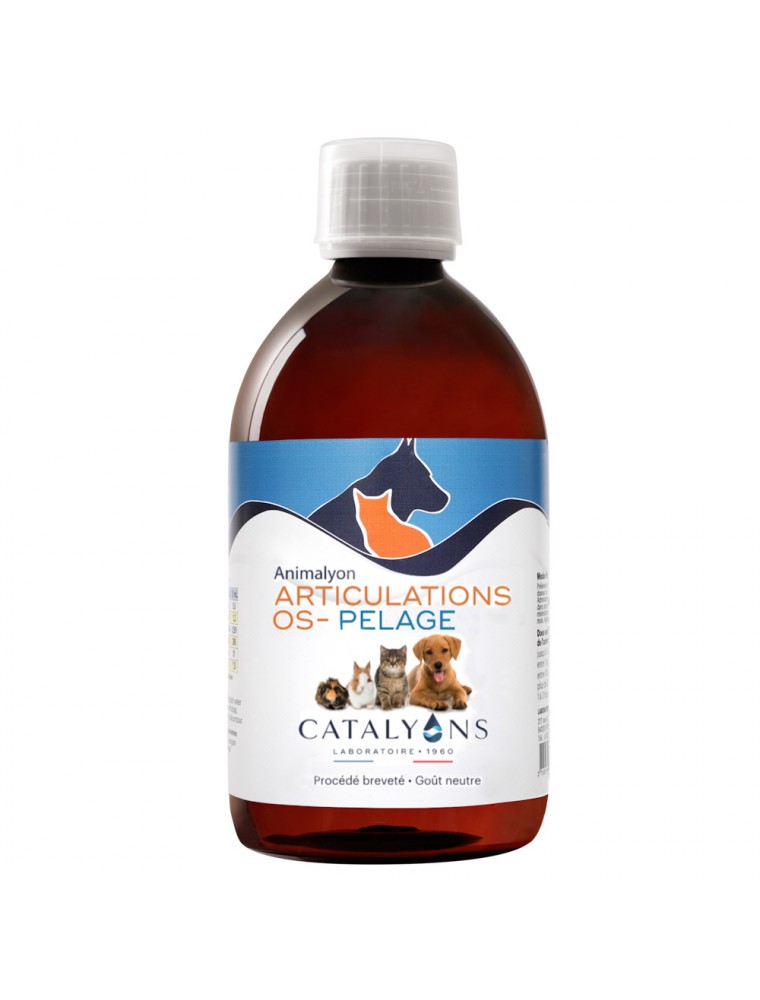 Image principale de la modale pour Animalyon Articulations, Pelage et Os - Souplesse et Peau chez les Animaux 500 ml - Catalyons