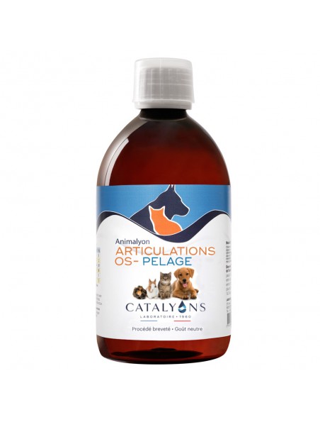 Image principale de Animalyon Articulations, Pelage et Os - Souplesse et Peau chez les Animaux 500 ml - Catalyons