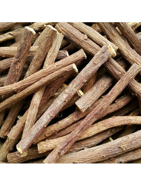 Achetez Réglisse en bâtons - 200 grammes - Glycyrrhiza glabra L. à l'herboristerie Louis Image principale de Réglisse en bâtons - 200 grammes - Glycyrrhiza glabra L.