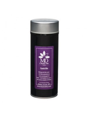 Image de Blackcurrant Organic - Blackcurrant and hazelnut leaves 100g tin - The Other Tea depuis Tinned teas for optimal preservation of flavours