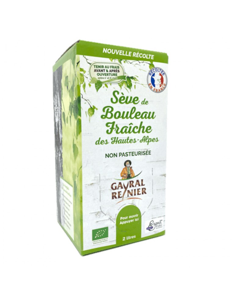 Image principale de la modale pour Sève de Bouleau Non Pasteurisée Bio - Articulations et Détox 2 Litres - Gayral-Reynier