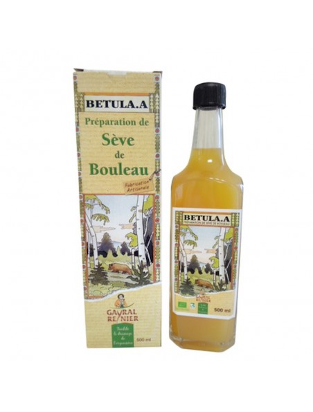 Image principale de Préparation de Sève de Bouleau Bio - Reminéralisation et Détox 500 ml - Gayral-Reynier