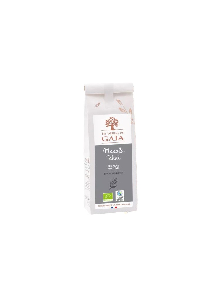 Image principale de la modale pour Masala Tchaï Bio - Thé Noir Parfumé 100 g - Les Jardins de Gaïa