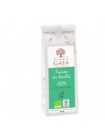 Image de Fraises au Basilic Bio - Thé Vert Parfumé 100 g - Les Jardins de Gaïa depuis Thés en vrac - Tous les bienfaits des plantes dans votre tasse