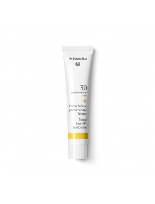 Image de Crème Solaire Teintée SPF 30 - Soin du Visage 40 ml - Dr Hauschka depuis Achetez les nouvelles tisanes arrivées à l'herboristerie Louis