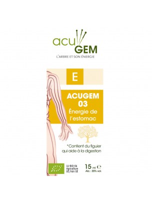 Image de Acugem n°03 Bio - Energie de l'Estomac 15 ml - Alphagem depuis Achetez les produits AlphaGEM à l'herboristerie Louis