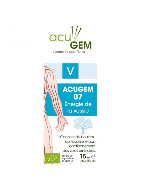 Image principale de Acugem n°07 Bio - Energie de la Vessie 15 ml - Alphagem