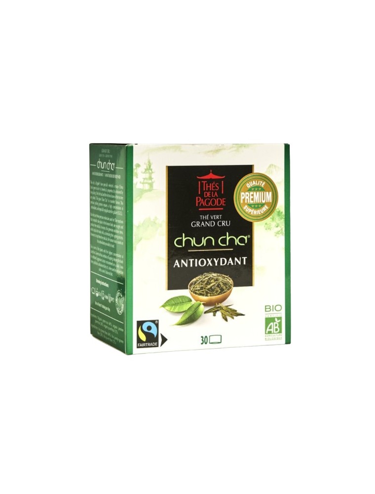 Image principale de la modale pour Chun Cha Bio - Antioxydant 30 Infusettes - Thés de la Pagode