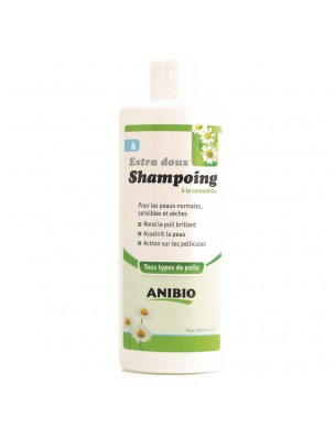 Image de Shampoing à la Camomille et Aloé vera - Chiens et Chats 250 ml - AniBio depuis Shampooing Poil Long - beurre de Karité Bio - Naiomy