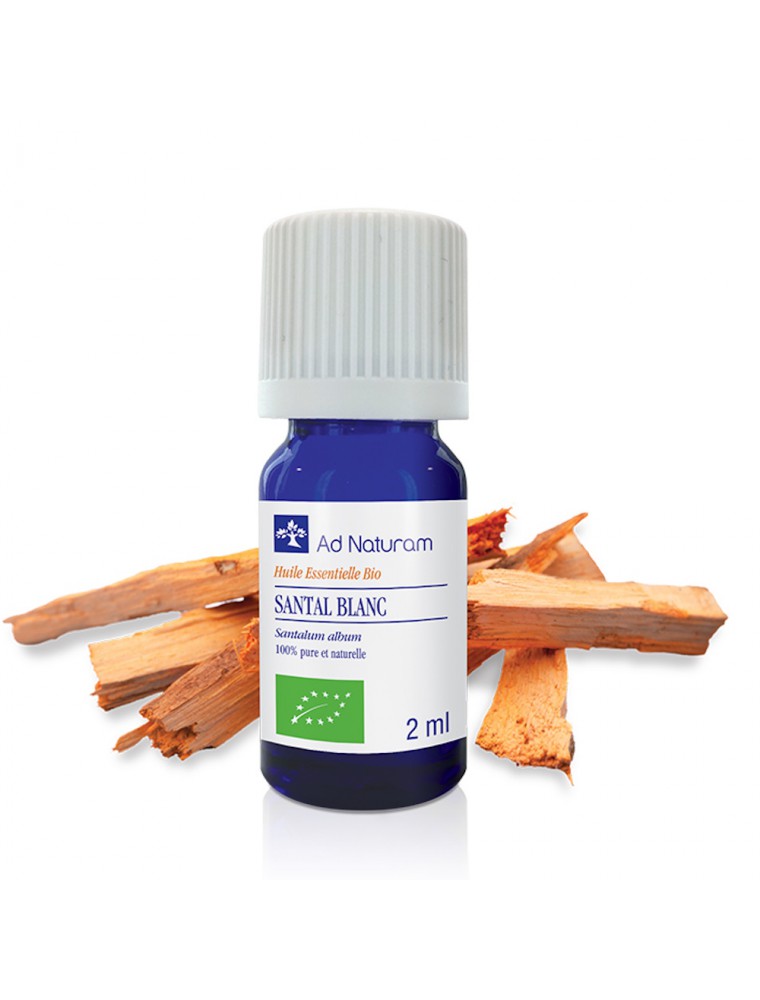 Image principale de la modale pour Santal Blanc Bio - Huile essentielle de Santalum album 2 ml - Ad Naturam