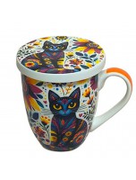 Image de Tisanière Chat Noir Tournesol 3 Pièces en Céramique 300 ml depuis Herboristerie Louis - Produits de phytothérapie et d'herboristerie en ligne (177)