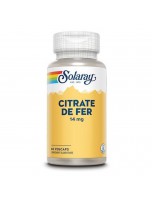 Image de Citrate de Fer - Tonus 60 capsules - Solaray depuis Achetez vos minéraux en ligne