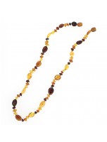 Image de Collier d'Ambre Adulte - Hybride Mix 45 cm - Baltic Way depuis Colliers d'Ambre pour enfants : soulagez les dents de Bébé