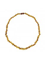 Image de Collier d'Ambre Adulte - Cognac-Ambre 45 cm - Baltic Way depuis Colliers d'Ambre pour enfants : soulagez les dents de Bébé