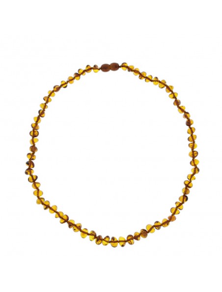 Image principale de Collier d'Ambre Adulte - Cognac-Ambre 45 cm - Baltic Way