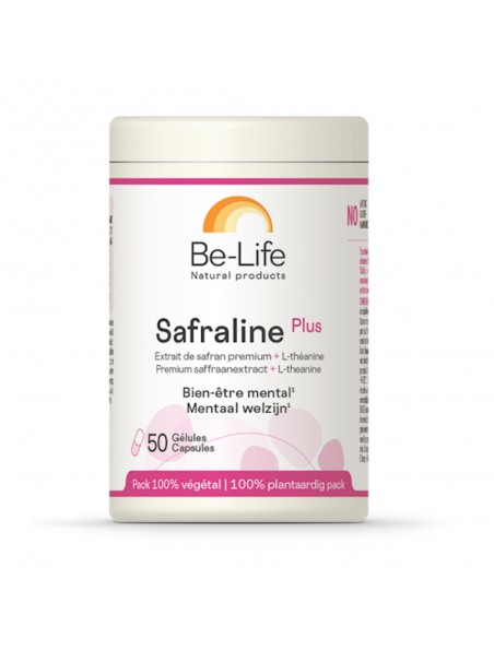 Image principale de Safraline Plus - Bien-Être Mental 50 gélules - Be-Life