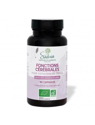 Image 74378 supplémentaire pour Huile Complète de Périlla Bio - Fonctions Cérébrales 90 capsules d'huiles végétales - Salvia