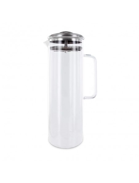 Achetez Carafe à Thé glacé 1,5 litre avec Filtre en Acier Amovible à l'herboristerie Louis Image principale de Carafe à Thé glacé 1,5 litre avec Filtre en Acier Amovible