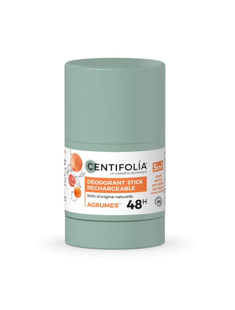 Image principale de la modale pour Déodorant Stick Rechargeable Agrumes Bio - Soin du Corps 50g - Centifolia