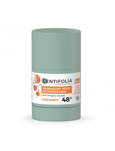 Image principale de Déodorant Stick Rechargeable Agrumes Bio - Soin du Corps 50g - Centifolia