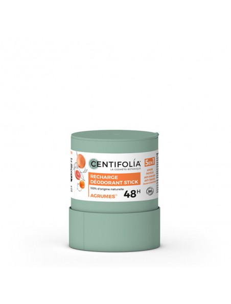Image principale de Recharge Déodorant Stick Rechargeable Agrumes Bio - Soin du Corps 50g - Centifolia