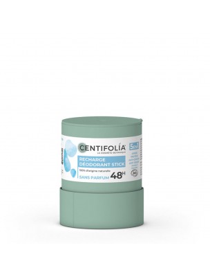 Image 74434 supplémentaire pour Recharge Déodorant Stick Rechargeable Sans Parfum Bio - Soin du Corps 50g - Centifolia