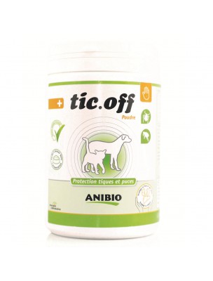 Image de Tic-off en poudre - Protection tiques et puces 500 g - AniBio depuis louis-herboristerie