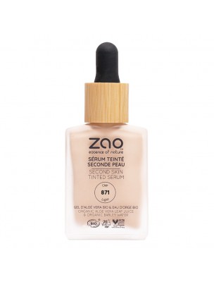 Image de Sérum Teinté Seconde Peau Bio - Clair 871 30 ml - Zao Make-up depuis Achetez les produits Zao Make-up à l'herboristerie Louis (10)