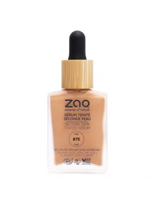 Image de Sérum Teinté Seconde Peau Bio - Halé 875 30 ml - Zao Make-up depuis Achetez les produits Zao Make-up à l'herboristerie Louis (10)