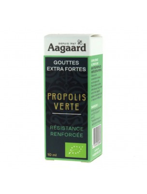 Image 74526 supplémentaire pour Propolis Verte Bio Gouttes Extra-Fortes - Défenses Naturelles 10 ml - Aagaard