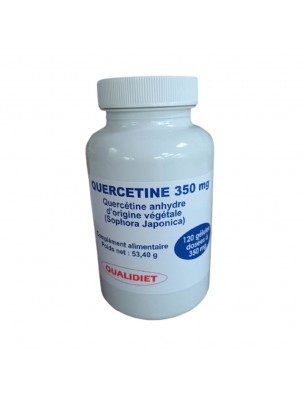 Image de Quercétine 350mg - Respiration 120 gélules - Qualidiet depuis Achetez les nouvelles tisanes arrivées à l'herboristerie Louis