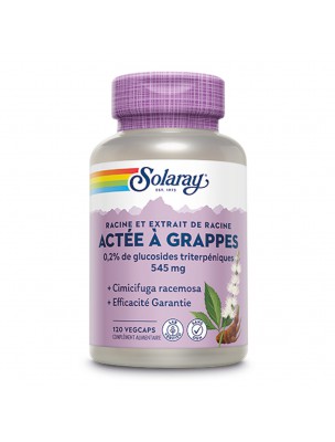 Image de Actée à grappes - Ménopause et Articulations 120 capsules - Solaray depuis PrestaBlog