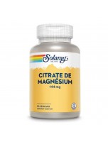 Image de Citrate de Magnésium - Stress et Sommeil 90 capsules - Solaray depuis Magnésium Mg | Produits de phytothérapie et d'herboristerie en ligne