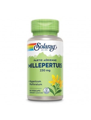 Image de Millepertuis 230 mg - Stress et Sommeil 60 capsules végétales - Solaray depuis PrestaBlog