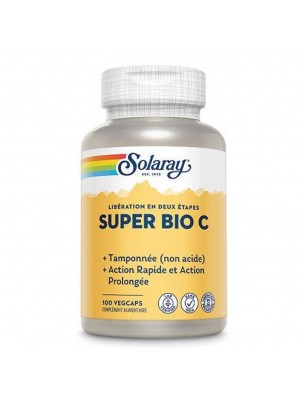 Image de Super Bio C tamponnée - Vitamine C 100 capsules - Solaray depuis Achetez Spectro Multi-Vita-Min Solaray - 60 capsules