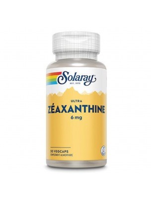 Image de Zéaxanthine 6 mg - Vue 30 capsules végétales - Solaray depuis Achetez les produits Solaray à l'herboristerie Louis (2)