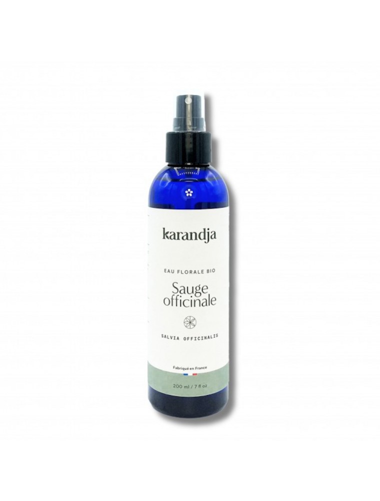 Image principale de la modale pour Sauge officinale Bio - Hydrolat (Eau Florale) 200 ml - Karandja
