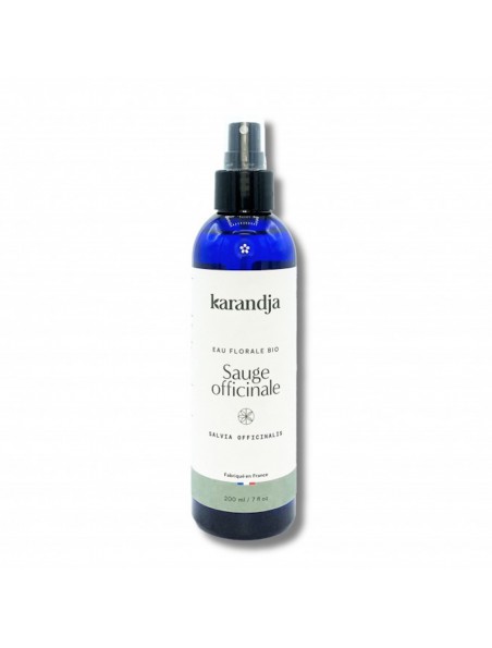 Achetez Sauge officinale Bio - Hydrolat (Eau Florale) 200 ml - Karandja à l'herboristerie Louis Image principale de Sauge officinale Bio - Hydrolat (Eau Florale) 200 ml - Karandja