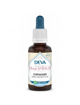 Image de Châtaignier Sans Alcool Bio - Libération et Transformation Elixir Floral de Bach 30 ml - Deva depuis Achetez les produits Deva à l'herboristerie Louis (2)